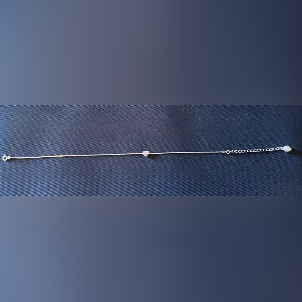 Sterling Silver 8.5 inch ankle bracelet